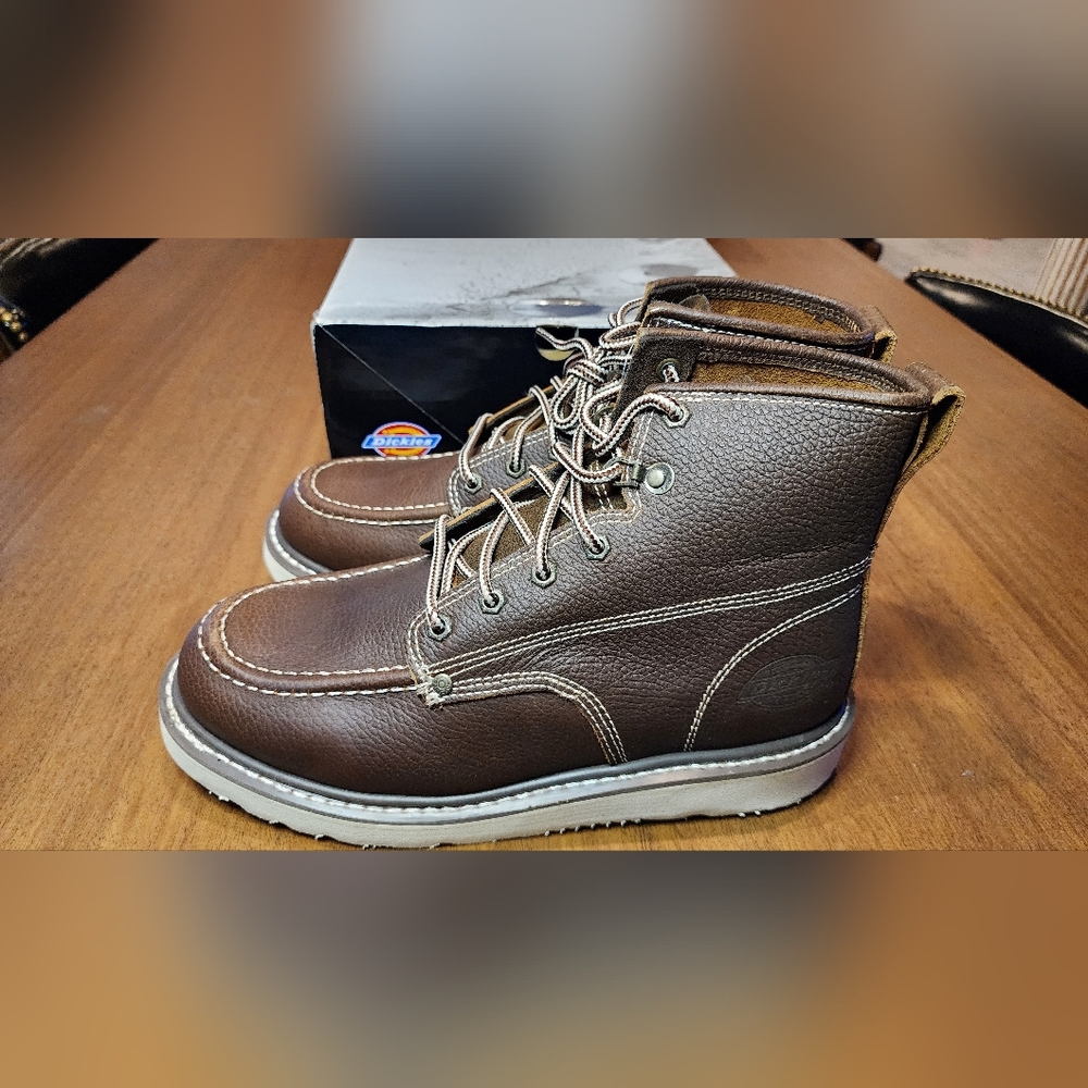 Dickies Dark Brown Men's Leather Boots